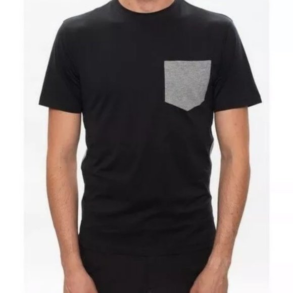 Theory Men's Combo Pique Luxe Cotton Jersey Tee - Picture 1 of 4